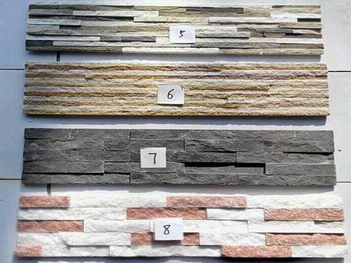 Cores variadas de ardósia