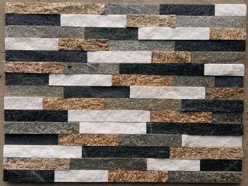 Cores variadas de ardósia