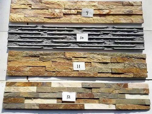 Cores variadas de ardósia