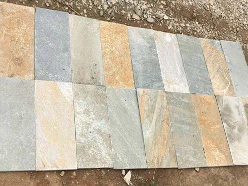 Cores variadas de ardósia