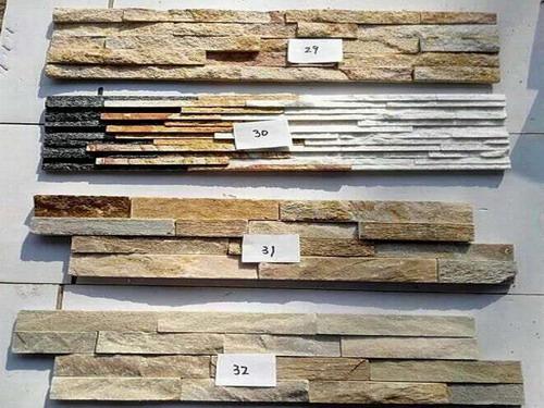 Cores variadas de ardósia