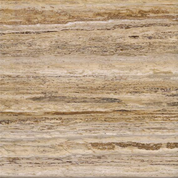 Aplicação interna exclusiva de travertino dourado