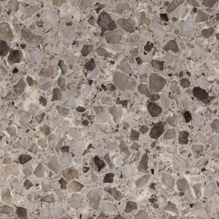 Quartz with bed stones pattern