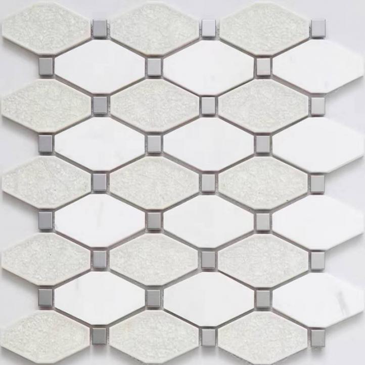 Mosaic construction material